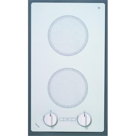 Kenyon Kenyon B49516 Alpine Series 2-burner Trimline Cooktop- white with analog control- two 6 .50 inch 240V UL B49516